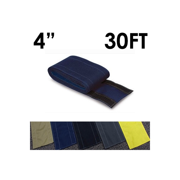 Electriduct Carpet Cable Cover, 30 ft L, 4 in W, 1 Channel, Nylon, Blue CC-SC-4-30-BL - main